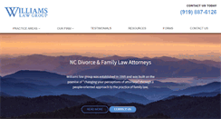 Desktop Screenshot of ncdivorcelaw.com